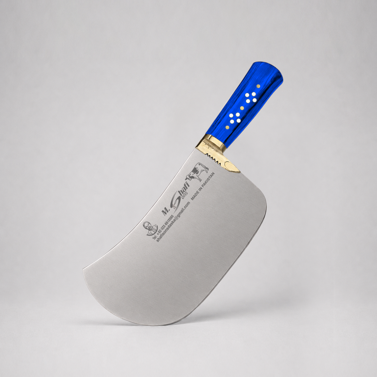 PK-MS™ Heavy Duty Meat Cleaver – Blue Handle