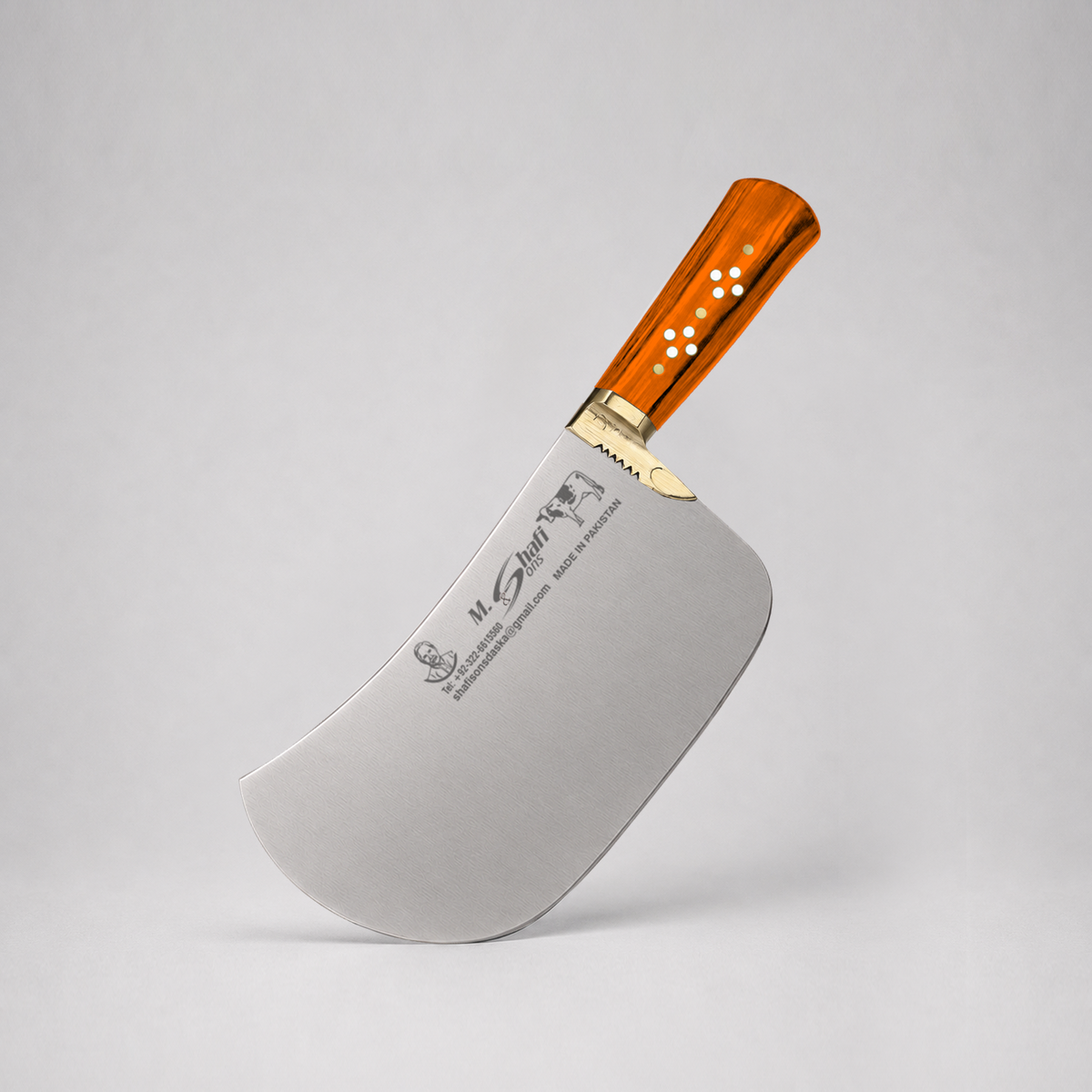 PK-MS™ Heavy Duty Meat Cleaver – Orange Handle
