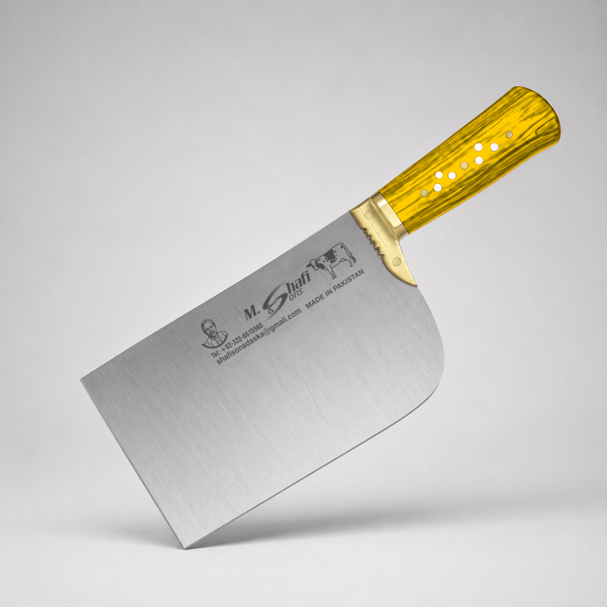 PK-DR™ Heavy Duty Meat Cleaver – Yellow Handle