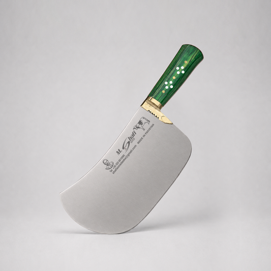 PK-MS™ Heavy Duty Meat Cleaver – Green Handle