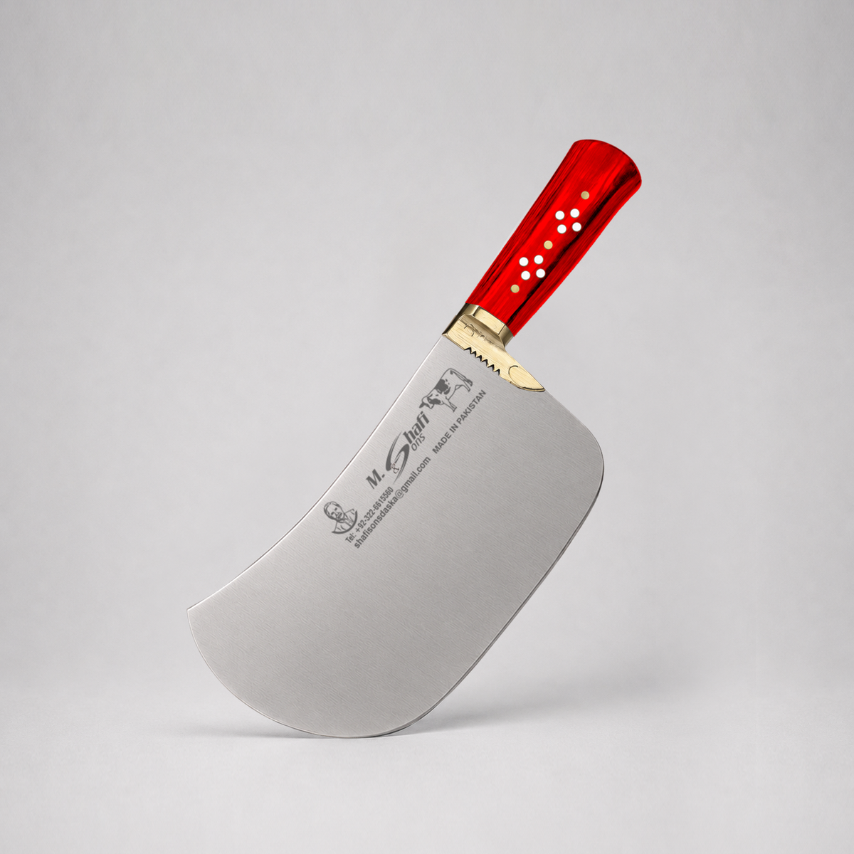 PK-MS™ Heavy Duty Meat Cleaver – Red Handle