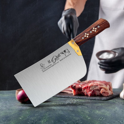 PK-BB™ Heavy Duty Meat Cleaver – Premium Carbon Steel Edition