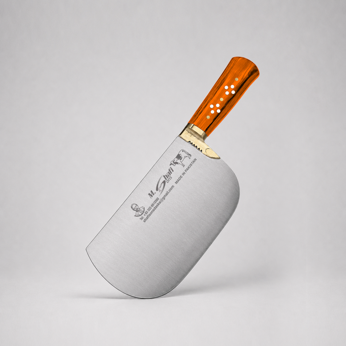 PK-BS™ Heavy Duty Meat Cleaver – Orange Handle
