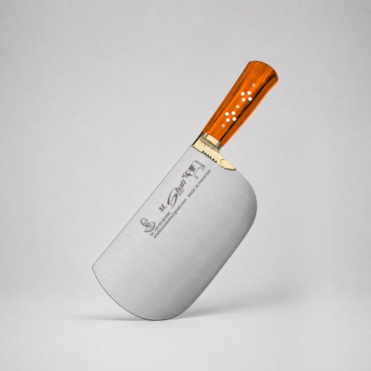 PK-BS™ Heavy Duty Meat Cleaver – Orange Handle