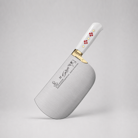 PK-BS™ Heavy Duty Meat Cleaver – White Handle