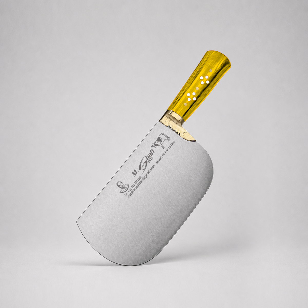 PK-MS™ Heavy Duty Meat Cleaver – Yellow Handle