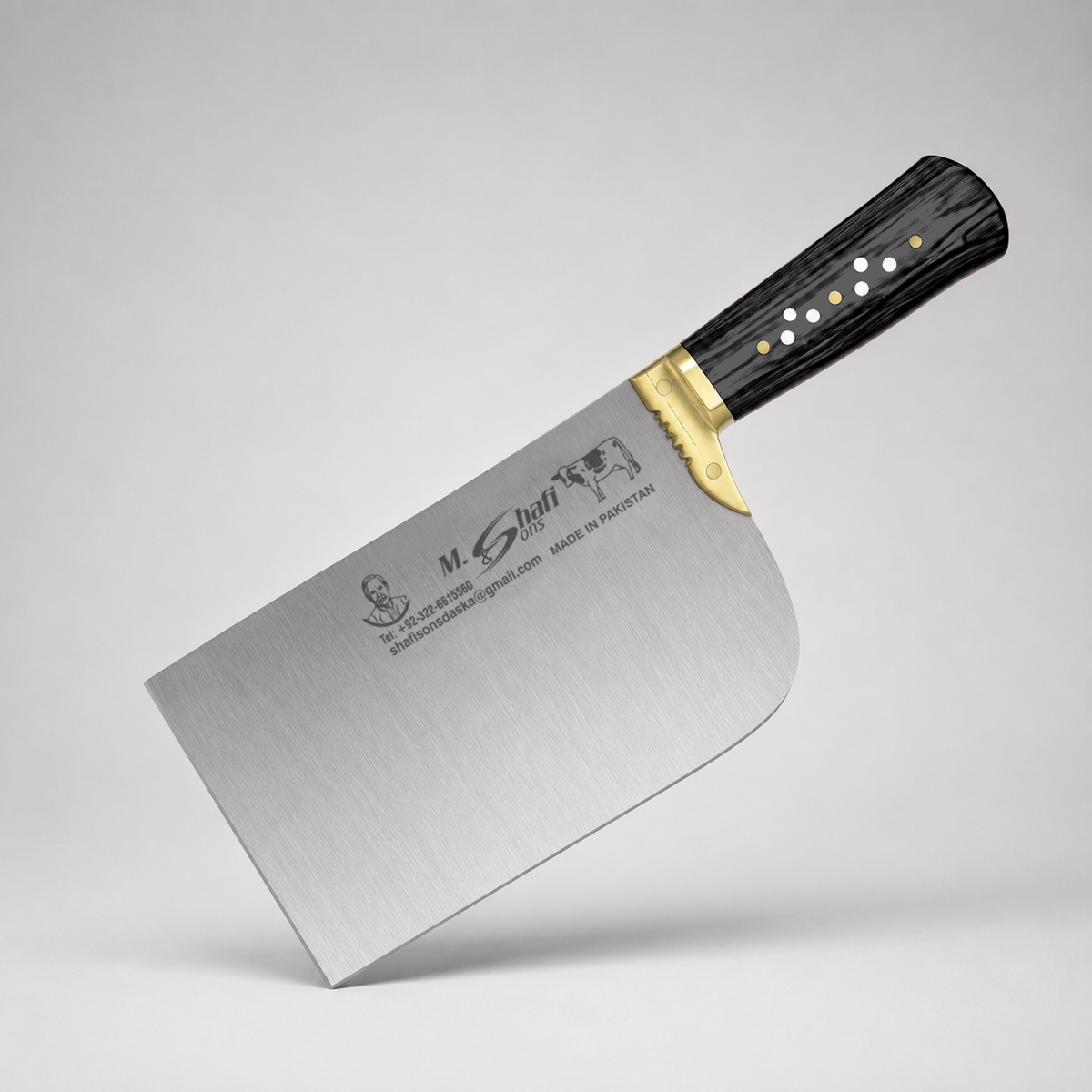 PK-DR™ Heavy Duty Meat Cleaver – Black Handle