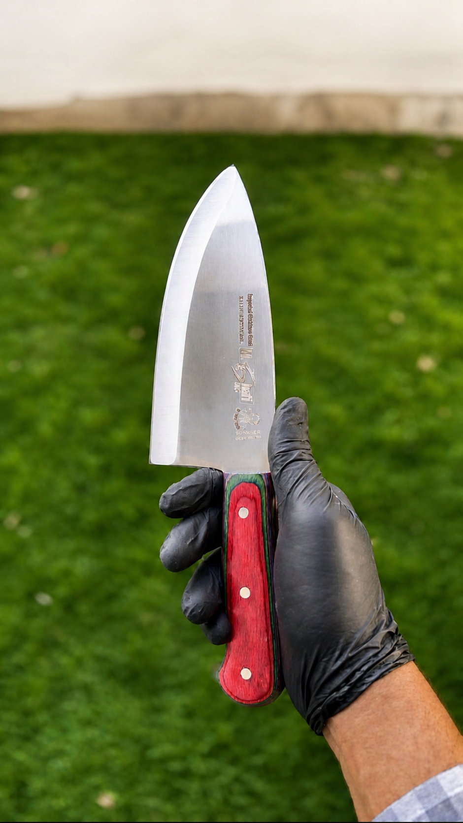 SKINNER Knife - Red